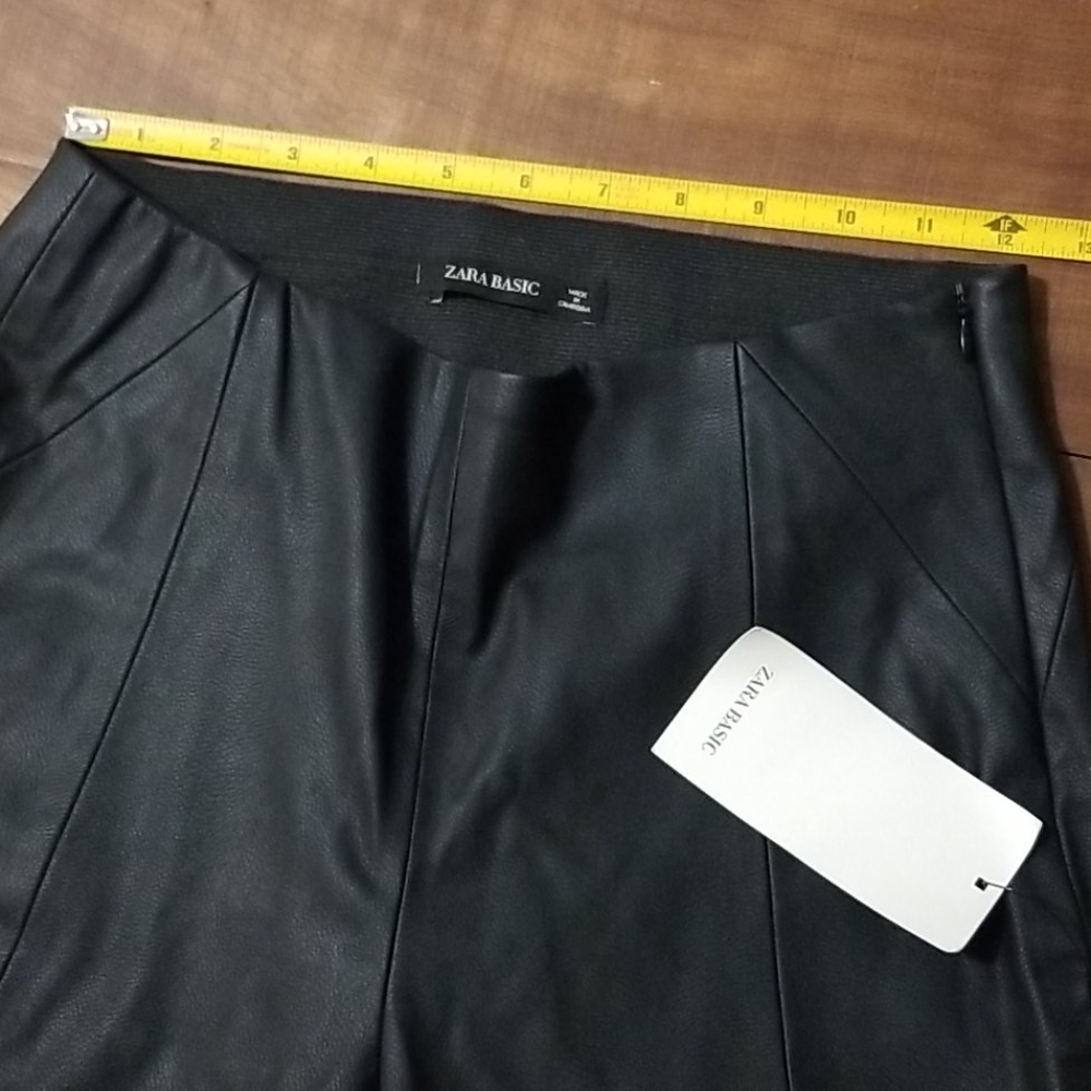 Zara Faux Leather Leggings NWT